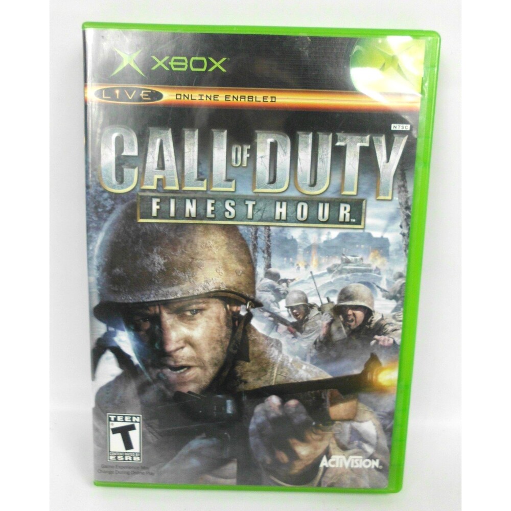 Call of Duty Finest Hour Microsoft Xbox 2004 Complete Tested Working